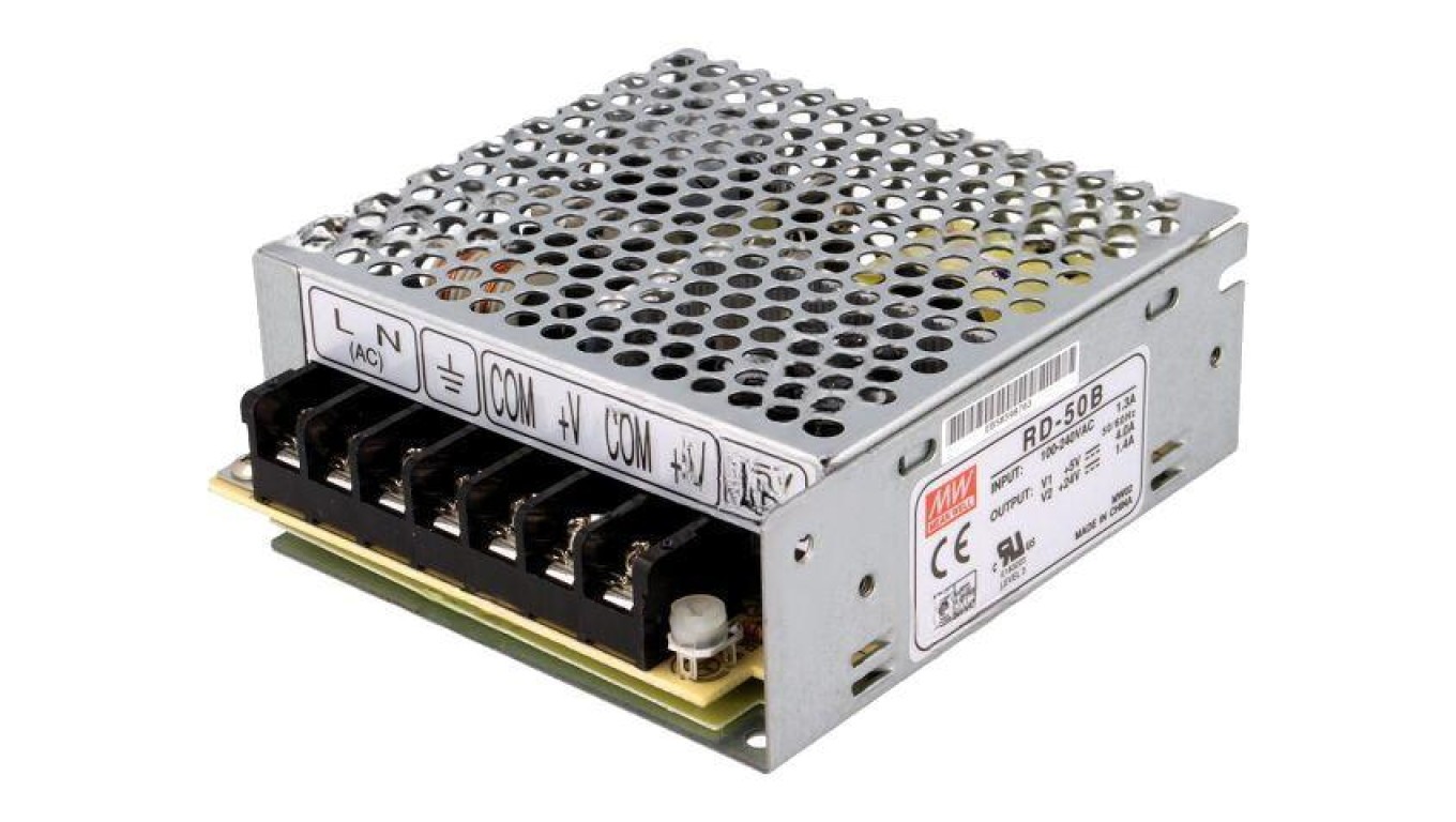 Switching Power Supply for Modular Installation 53.6W RD-50B
