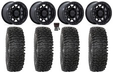 KMC Torx Bdlk 15  Wheels Bk +0mm 35  RC500S Sticky Tires RZR Turbo S / RS1