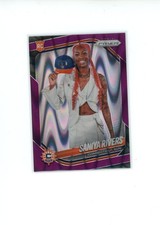 2025 Prizm WNBA Saniya Rivers #150 Rookie Variation Purple Seismic Prizm 58/175