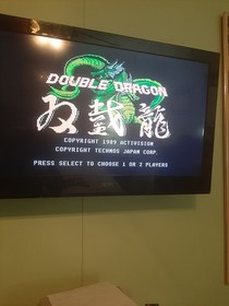DOUBLE DRAGON for Atari 7800 - Great game - Tested & works!