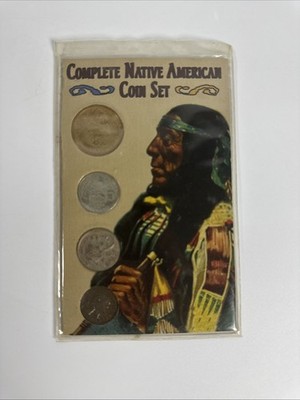 Complete Native American Coin Set / 4 Coins First Commemorative Mint 2004