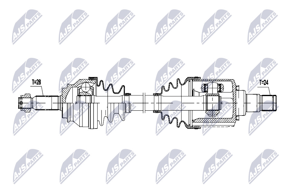 Nty Driveshaft For Mitsubishi Asx 10- Outlander Ii 07- Lancer 08 - Image 8