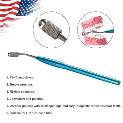 Dental Endodontic Endo File Holder K-Files Handle Hand Use Root Canal Clip CE