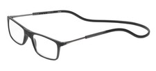 Calabria SP02 Snap Magnetic Reading Glasses Blue Light 3.25 Black Men Women Adj