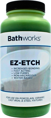 EZ Etch Etching Paste; 16Oz; Tub, Tile, Wall Surround, Sink, Porcelain, Ceramic,