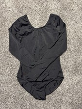 Black Long Sleeve Leotard