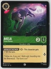AKELA - FOREST RUNNER 90/204 COMMON WHISPERS IN THE WELL LORCANA NM