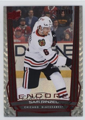 2025-26 Upper Deck Series 2 Encore Red 72/199 Sam Rinzel #E-176 Rookie RC l5j