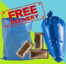 Reusable Blue Rubble Sacks for Construction Waste Strong Refuse Bags Contractor
