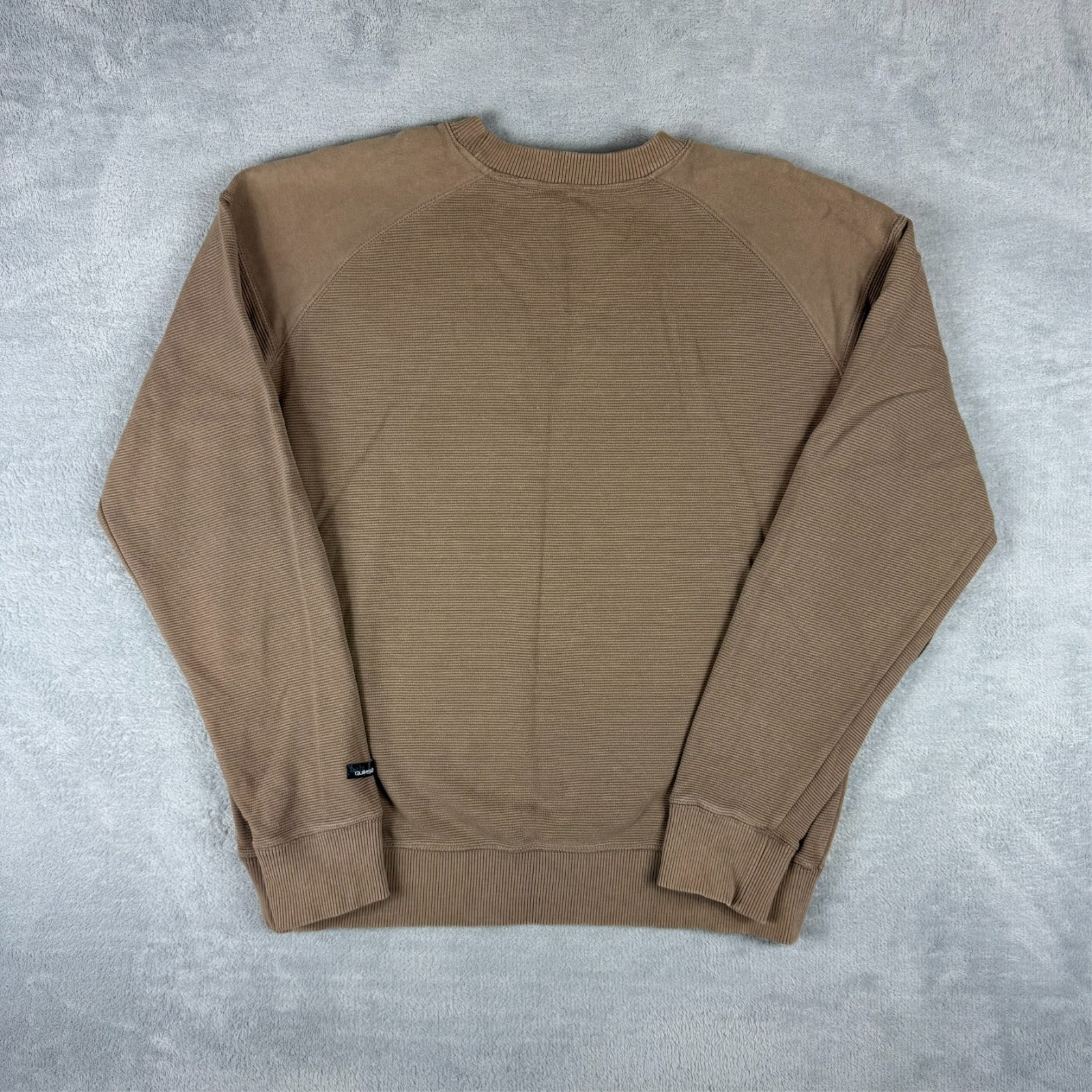 Vintage Quiksilver 2000's Y2K Surf Brown Spellout Oversized Small Sweatshirt image 7