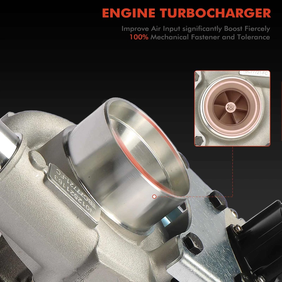 Turbocompresor para GMC W4500 delantero W5500HD delantero W5500 delantero Isuzu NPR-HD Foto 4 de 4