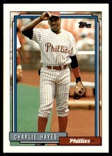 1992 Topps Charlie Hayes Philadelphia Phillies #754 23709