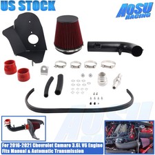 Heat Shield Cold Air Intake Pipe Filter For Chevy 2016-21 Camaro 3.6l V6 Engine