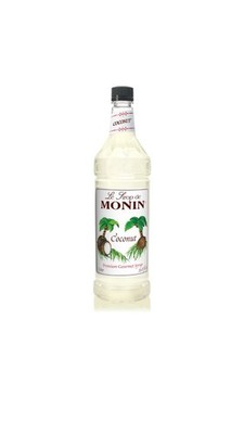 NEW Monin Coconut Syrup 25.4 Fl Oz Tropical Flavor for Cocktails Smoothies Vegan