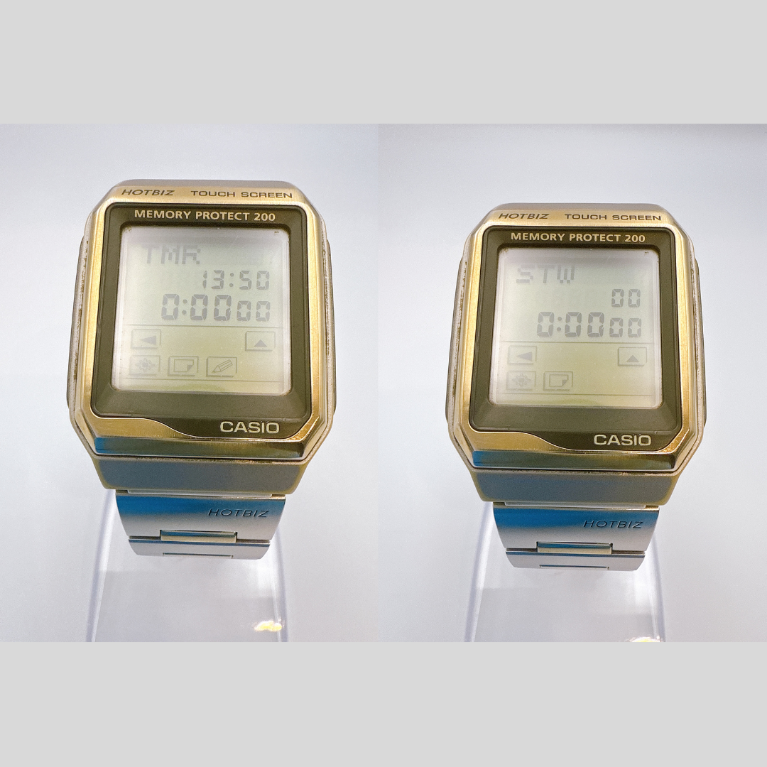 CASIO Hotbiz VDB-2110 Touch Screen Memory Protect 200 Quartz Watch