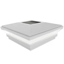 Barrette Outdoor Living 73013118 5”x5” Contemporary Solar Light, White