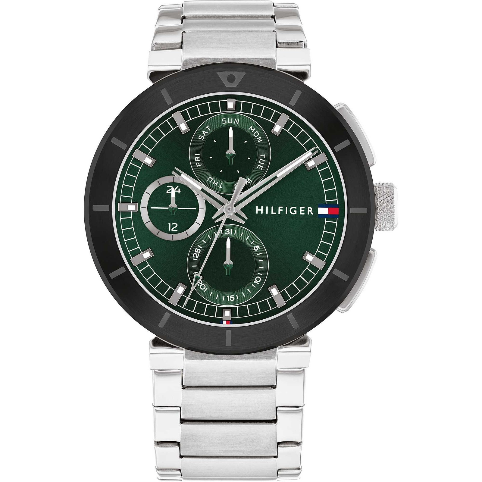 Tommy Hilfiger Analogue Multifunction Quartz Watch for Men with Stainless Steel Bracelet - Image 2