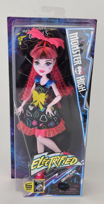 Monster High DRACULAURA ELECTRIFIED Doll Sealed