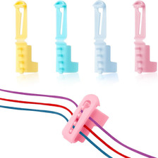 4Pcs Adjustable Yarn Guide Ring Crochet Knitting Finger Tool for DIY Crafts