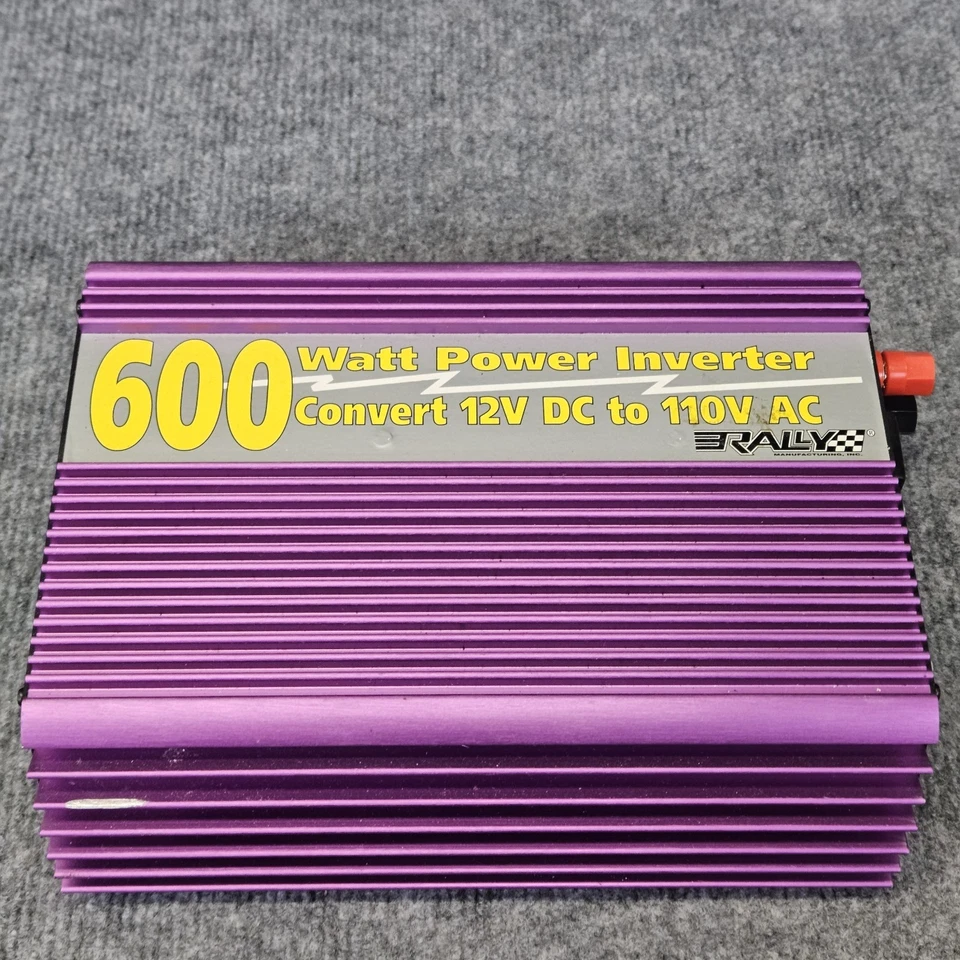 Vintage Rally 600 Watt Power Inverter Used Tested WORKS - Image 2 of 4