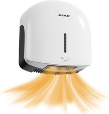 AIKE GentleAir Warm Hand Dryer, Low Noise for Home & Bathrooms, AC220V-240V, Clo