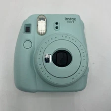 Fuji Instax Mini 9 Fujifilm Instant Film Camera Ice Blue For Parts