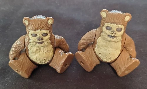 Pair of Star Wars Ewoks Wicket W. Warrick (1984) Vintage No Accessories