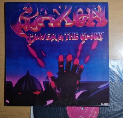 EX / SAXON - Power & the Glory [ 1983 Korea Orig 1st LP Vinyl ]