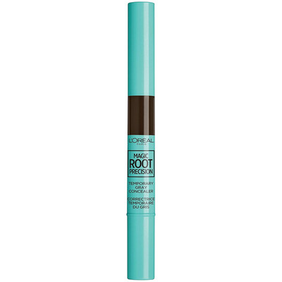 Magic Root Precision Temporary Gray Hair Color Concealer Brush, 4 Dark Brown, 0.