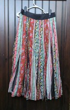 Soft Surroundings Skirt Women Medium Boho Artsy Hippie Colorful Festival O1