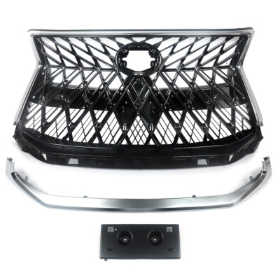Fit 2016-2021 Lexus LX570 Luxury Grill Front Upper Grille Chrome