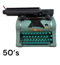 Tom Thumb Typewriter Vintage 50's Operation not Confirmed Made In USA thumbnail