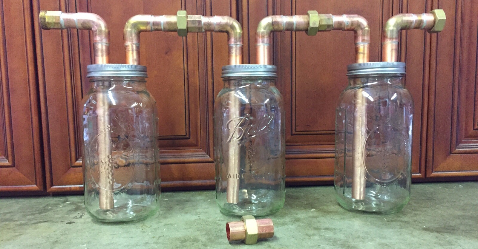 53/4” Mason Jar Thumpers, For Wide Mouth 1/2 Gallon Mason Jars, With