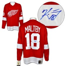 Kirk Maltby Detroit Red Wings Signed Retro Fanatics Jersey