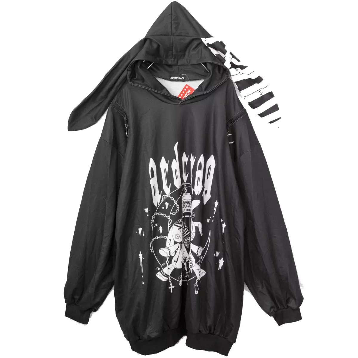 Goth bunny hoodie store