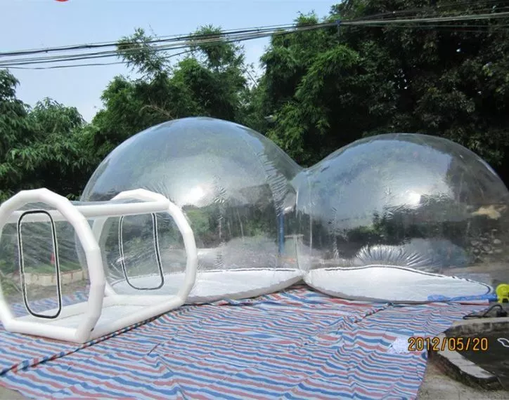Clear top bubble tents