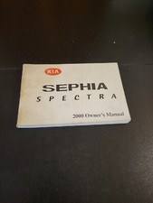 2000 Kia Sephia Spectra Owners Operators Drivers Guide Manual Book Glovebox