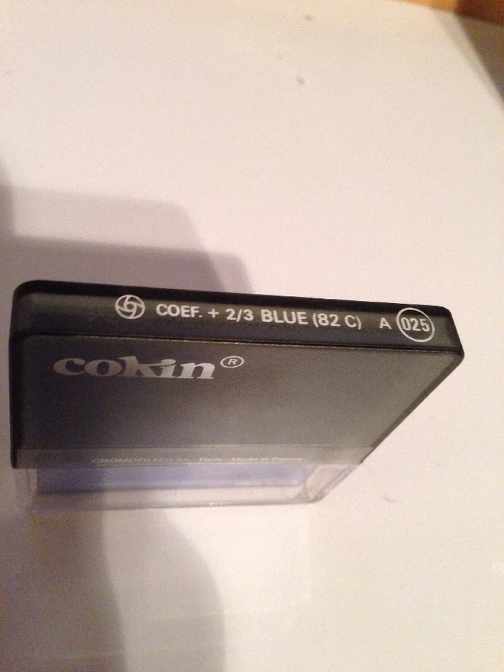 COKIN FILTER A-Series A025 Coef. + 2/3 BLUE (82 C) A(025) A 025 CHROMOFILTER SA - Image 4 of 4