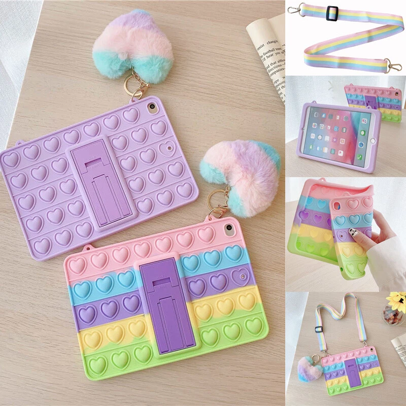 Funda Pop Fidget Toys Push It Bubble para iPad 5/6/7/8/9th Pro 11 12.9 Air 4 Mini5 Foto 2 de 4