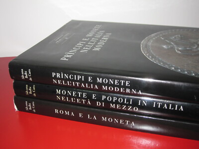 LA MONETA A ROMA E IN ITALIA 3 Libri Storia Italia Popoli Economia Commercio
