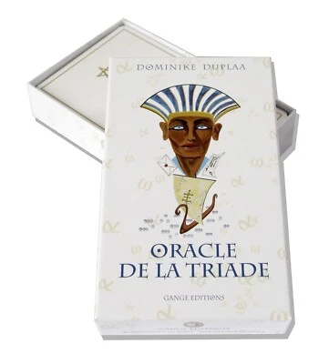 ESOTERIQUE l ORACLE DE LA TRIADE 57 CARTES DIVINATOIRE Dominike Duplaa + LIVRET