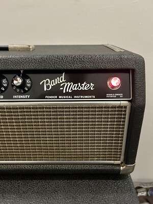M&A 1967 Fender Bandmaster Drip Edge Tube Amp Head Model AB763 Vintage