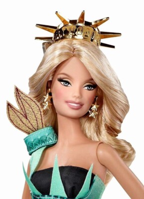 2009 Barbie Statue of Liberty Dolls Of The World Landmark