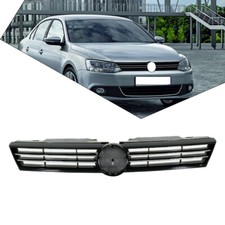 For 2011-2014 Vw Volkswagen Jetta Front Bumper Grille Wchrome Trim Vw1200151