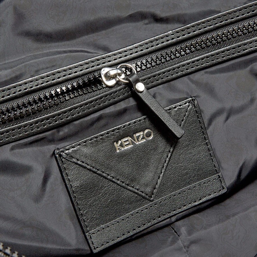 KENZO PARIS LOGO WEEKENDER DUFFLE BAG KHAKI 