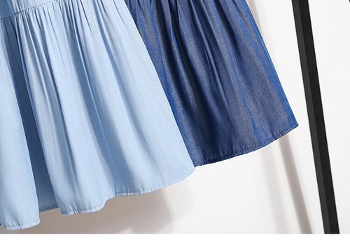 Mujer Verano Ice Cool Falda Línea A Tencel Big Swing Falda Larga Delgada - Imagen 11 de 26