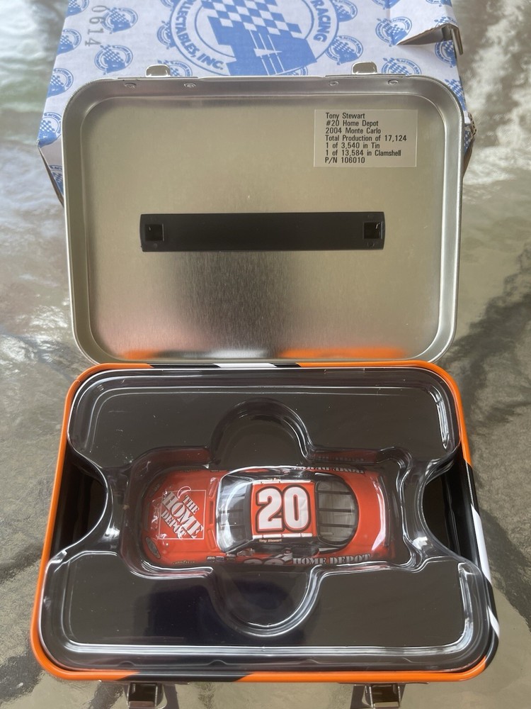 2004 #20 Tony Stewart 1/64 Home Depot Car In Tin 1 Of 3540