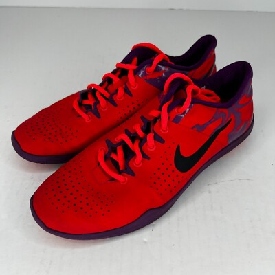 Nike Womens 644205-602 Studio Print Laser Grimson Neon Red Size 7