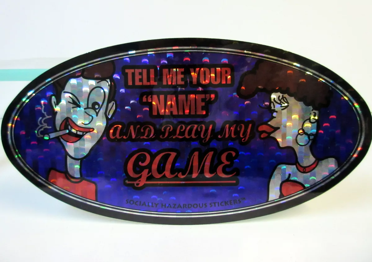 Shall We Play A Game' Sticker | Spreadshirt