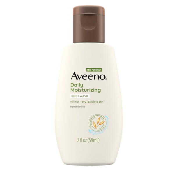 Aveeno Prebiotic Oat Body Wash for Dry Skin 2 fl oz